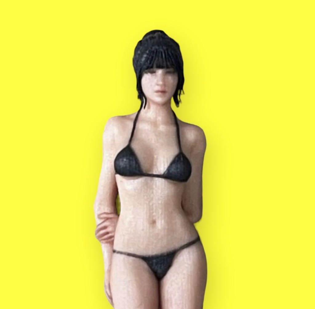 完成品 1/35 JOY2 フィギュア リアルフィギュア 3Dフィギュア 塗装済完成品 戦車に ミニカーに ジオラマに ミニチュアイメージ フルカラー3Dプリンター ビキニ 3D人物 人物3D