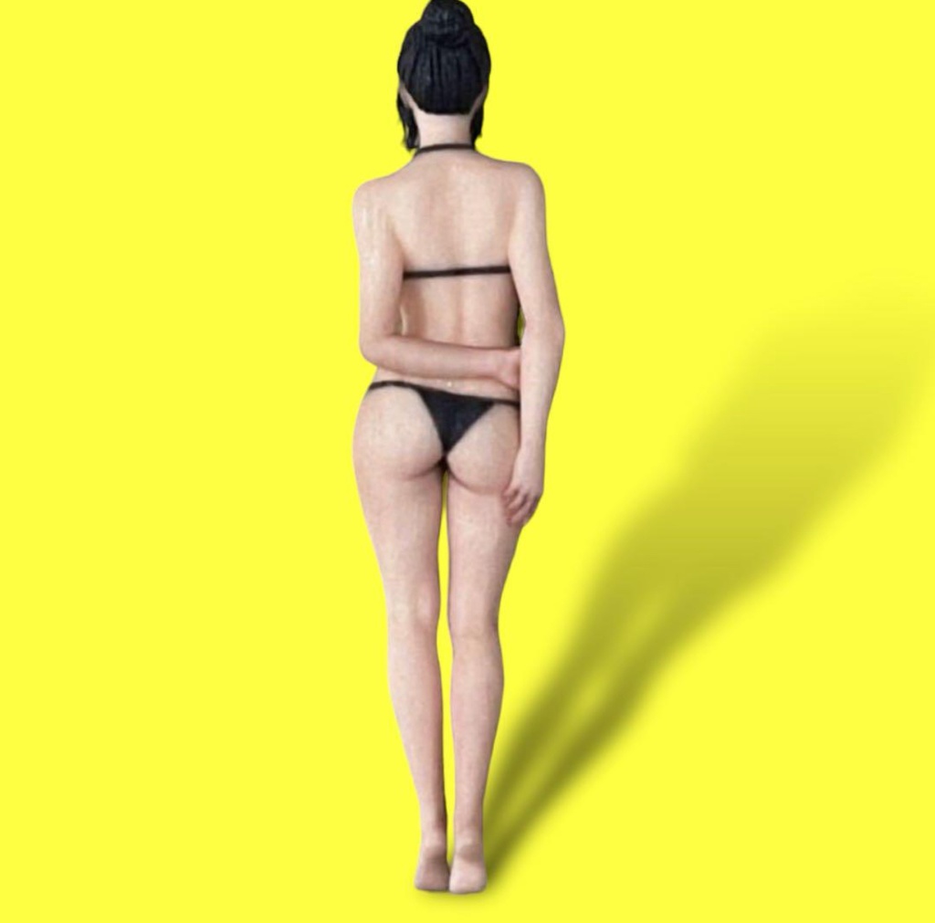 完成品 1/35 JOY2 フィギュア リアルフィギュア 3Dフィギュア 塗装済完成品 戦車に ミニカーに ジオラマに ミニチュアイメージ フルカラー3Dプリンター ビキニ 3D人物 人物3D