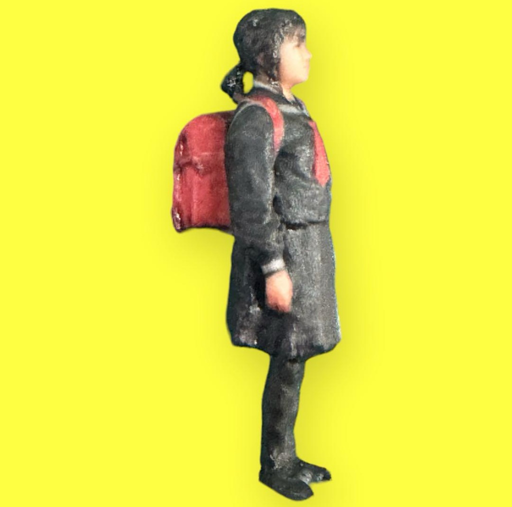 完成品 1/35 小学生 フィギュア 戦車に リアルフィギュア ミニチュア 3Dフィギュア 塗装済完成品 ミニチュアイメージ 人物3D 3D人物 フルカラー3Dプリンター