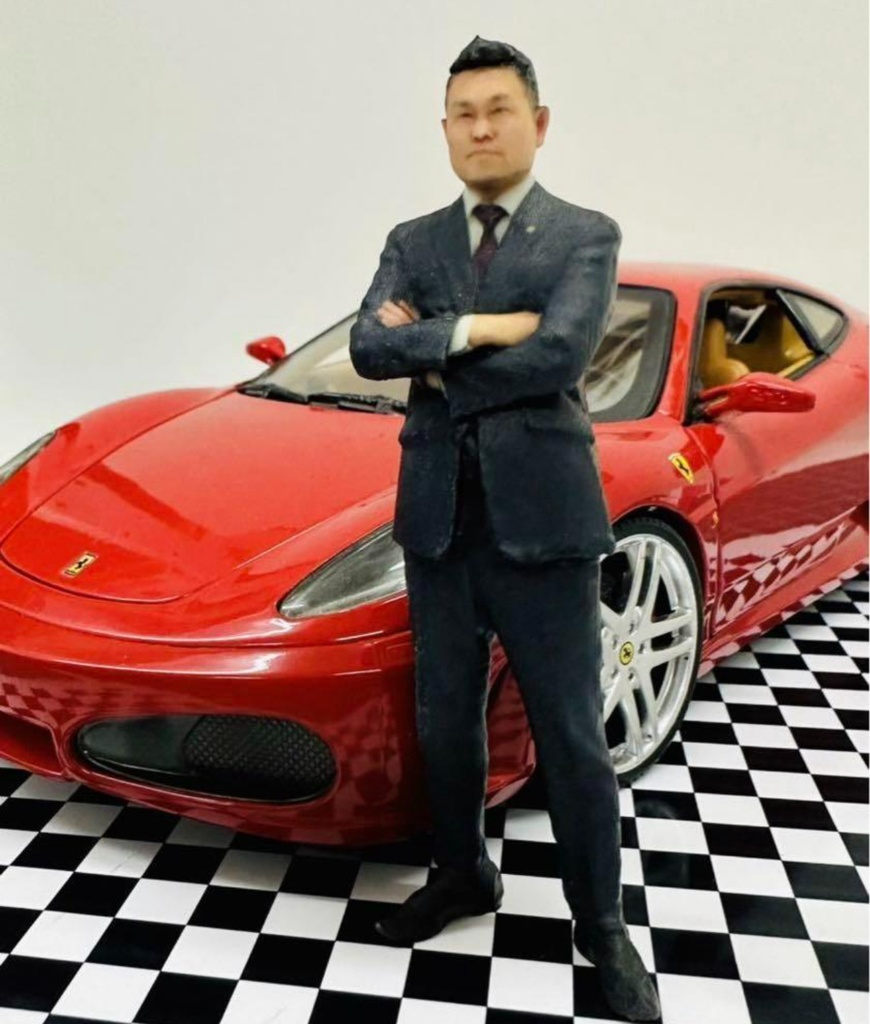 1/18 男性I リアルフィギュア フィギュア 完成品 塗装済完成品 ミニチュアイメージ ジオラマに フルカラー3Dプリンター 3Dフィギュア ミニカーに ジオラマに