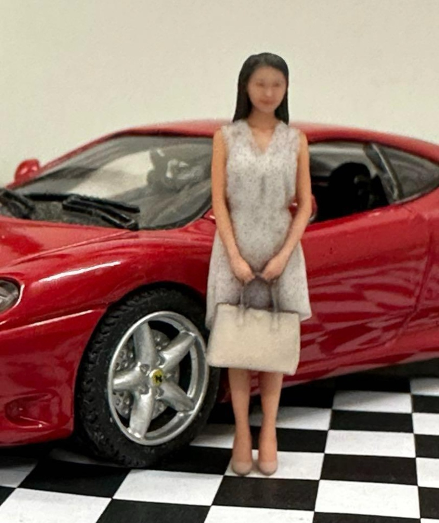 1/43 1332 ヌミック フィギュア リアルフィギュア 完成品 ミニカーに ジオラマに ミニチュアイメージ フルカラー3Dプリンター 3D人物 人物3D