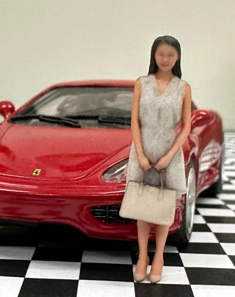 1/43 1332 ヌミック フィギュア リアルフィギュア 完成品 ミニカーに ジオラマに ミニチュアイメージ フルカラー3Dプリンター 3D人物 人物3D