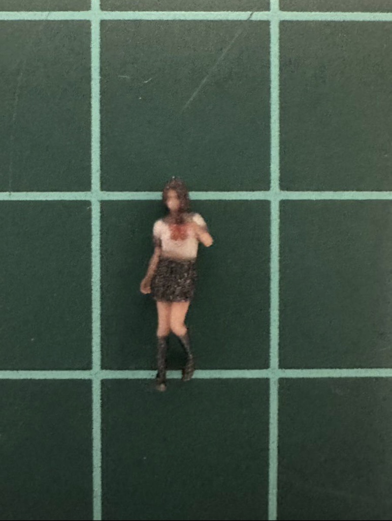 完成品 1/144 jk5 女子高生 リアルフィギュア フィギュア 塗装済完成品 ミニチュアイメージ ジオラマに ミニカーに 3D人物 人物3D フルカラー3Dプリンター