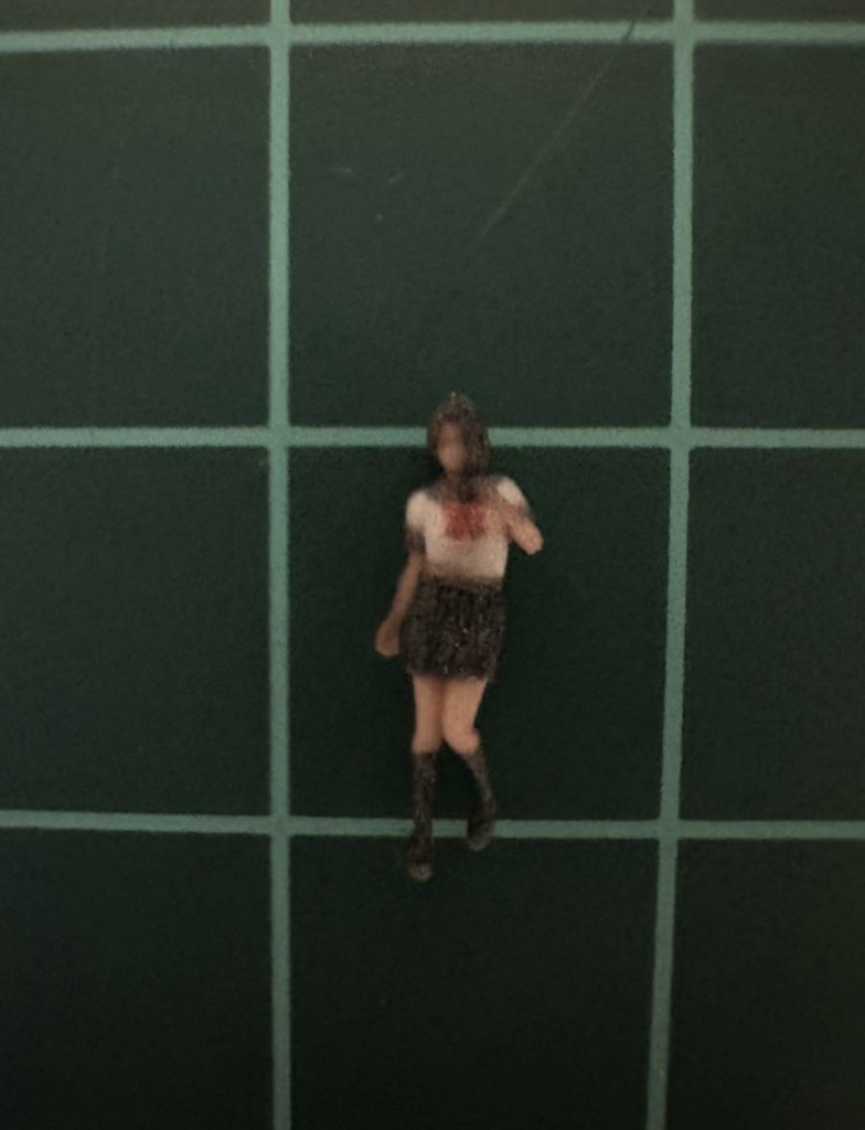 完成品 1/144 jk5 女子高生 リアルフィギュア フィギュア 塗装済完成品 ミニチュアイメージ ジオラマに ミニカーに 3D人物 人物3D フルカラー3Dプリンター