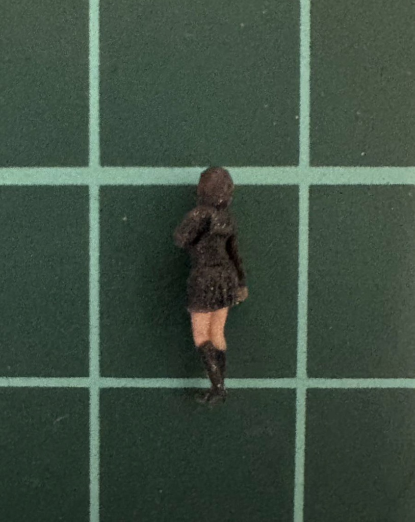 完成品 1/144 JK2 女子高生 リアルフィギュア フィギュア 塗装済完成品 3Dフィギュア フルカラー3Dプリンター 人物3D 3D人物