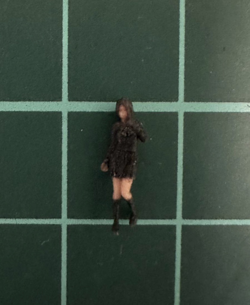 完成品 1/144 JK2 女子高生 リアルフィギュア フィギュア 塗装済完成品 3Dフィギュア フルカラー3Dプリンター 人物3D 3D人物