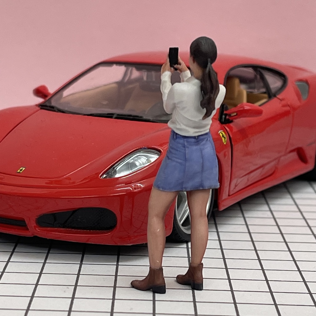 完成品 1/24 1960 ヌミック リアルフィギュア フィギュア 塗装済完成品 ミニカーに ジオラマに ミニチュアイメージ フルカラー3Dプリンター 3D人物 人物3D