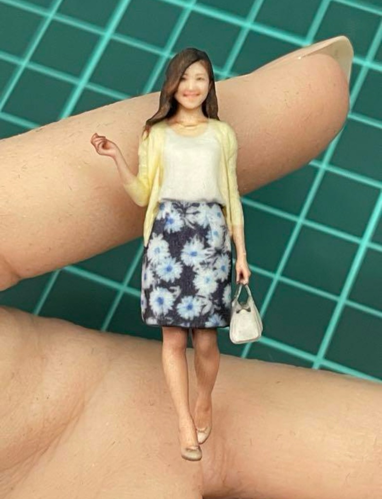 完成品 1/35 53-1 フィギュア ミニカーに ジオラマに リアルフィギュア 塗装済完成品 3Dフィギュア フルカラー3Dプリンター ミニチュアイメージ 人物3D 3D人物