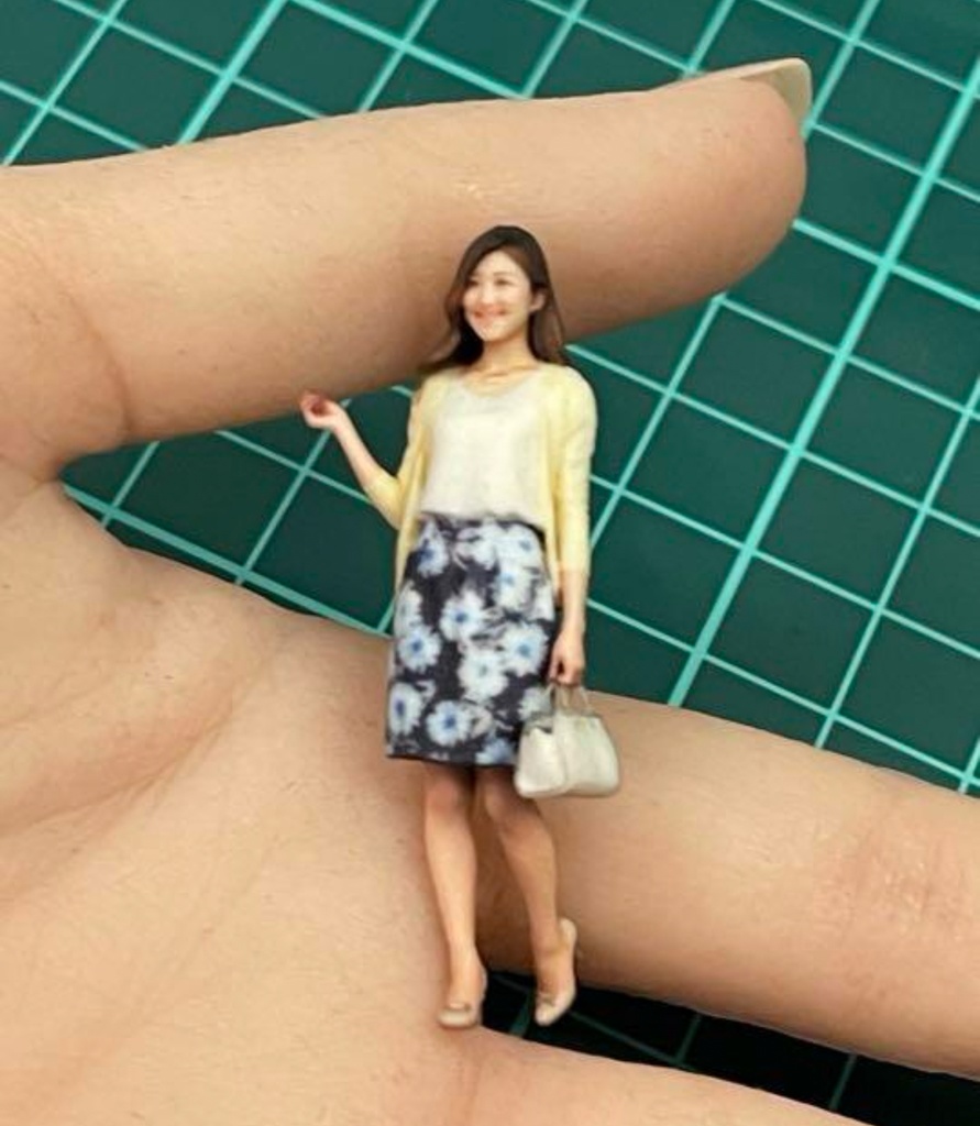 完成品 1/35 53-1 フィギュア ミニカーに ジオラマに リアルフィギュア 塗装済完成品 3Dフィギュア フルカラー3Dプリンター ミニチュアイメージ 人物3D 3D人物