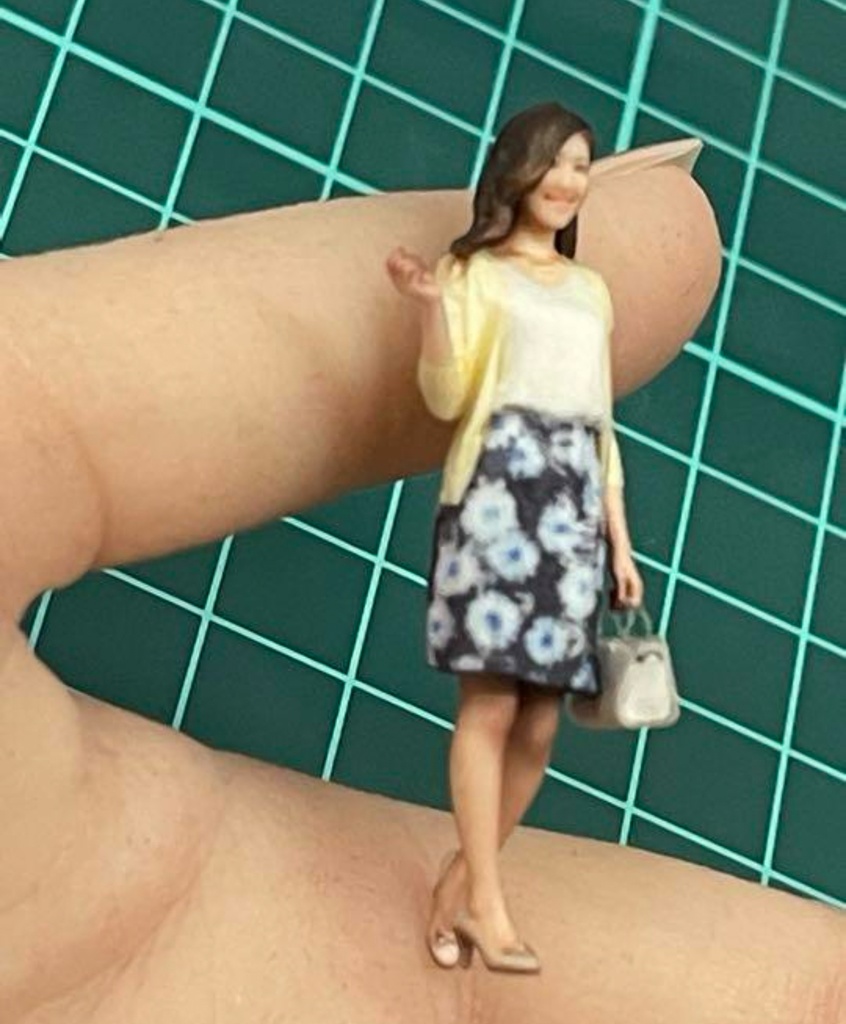 完成品 1/35 53-1 フィギュア ミニカーに ジオラマに リアルフィギュア 塗装済完成品 3Dフィギュア フルカラー3Dプリンター ミニチュアイメージ 人物3D 3D人物