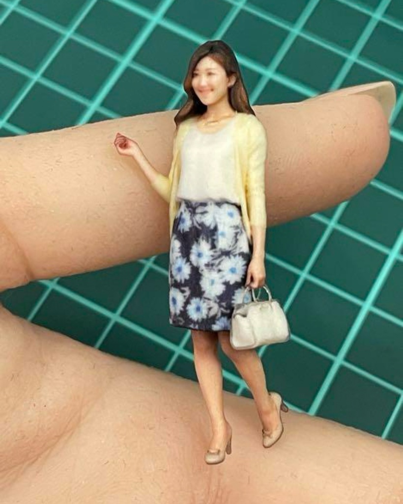 完成品 1/35 53-1 フィギュア ミニカーに ジオラマに リアルフィギュア 塗装済完成品 3Dフィギュア フルカラー3Dプリンター ミニチュアイメージ 人物3D 3D人物