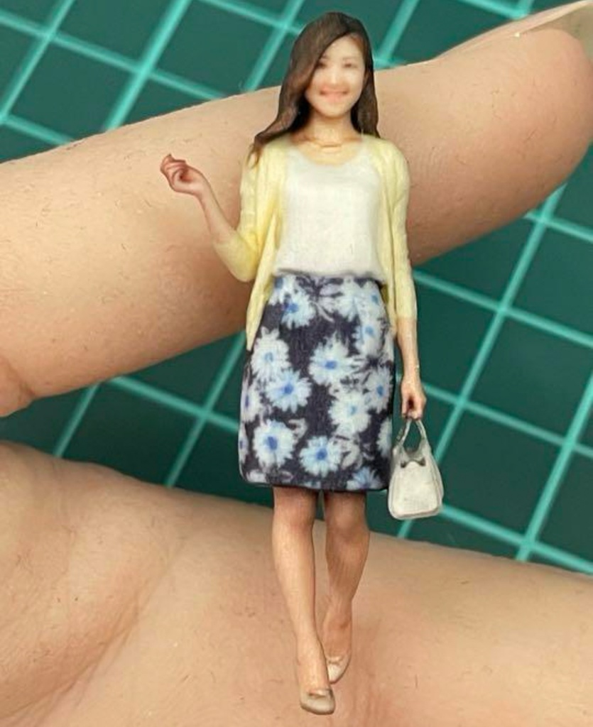 完成品 1/35 53-1 フィギュア ミニカーに ジオラマに リアルフィギュア 塗装済完成品 3Dフィギュア フルカラー3Dプリンター ミニチュアイメージ 人物3D 3D人物