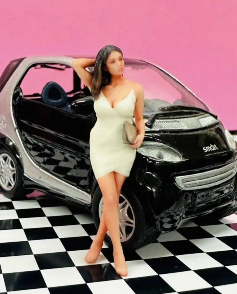 完成品 1/32 1660 ヌミック フィギュア リアルフィギュア 塗装済完成品 ミニカーに ジオラマに ミニチュアイメージ 3D人物 人物3D フルカラー3Dプリンター