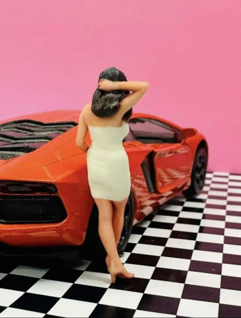 完成品 1/32 1660 ヌミック フィギュア リアルフィギュア 塗装済完成品 ミニカーに ジオラマに ミニチュアイメージ 3D人物 人物3D フルカラー3Dプリンター