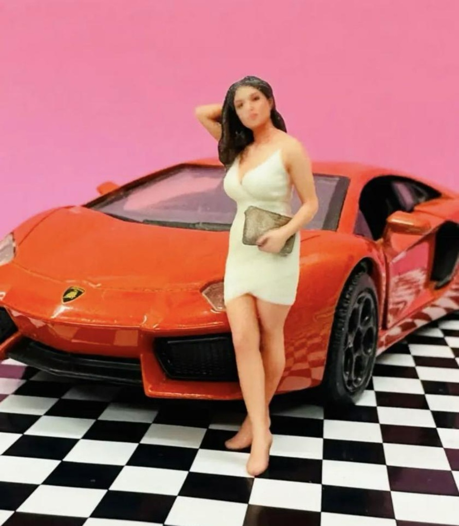 完成品 1/32 1660 ヌミック フィギュア リアルフィギュア 塗装済完成品 ミニカーに ジオラマに ミニチュアイメージ 3D人物 人物3D フルカラー3Dプリンター