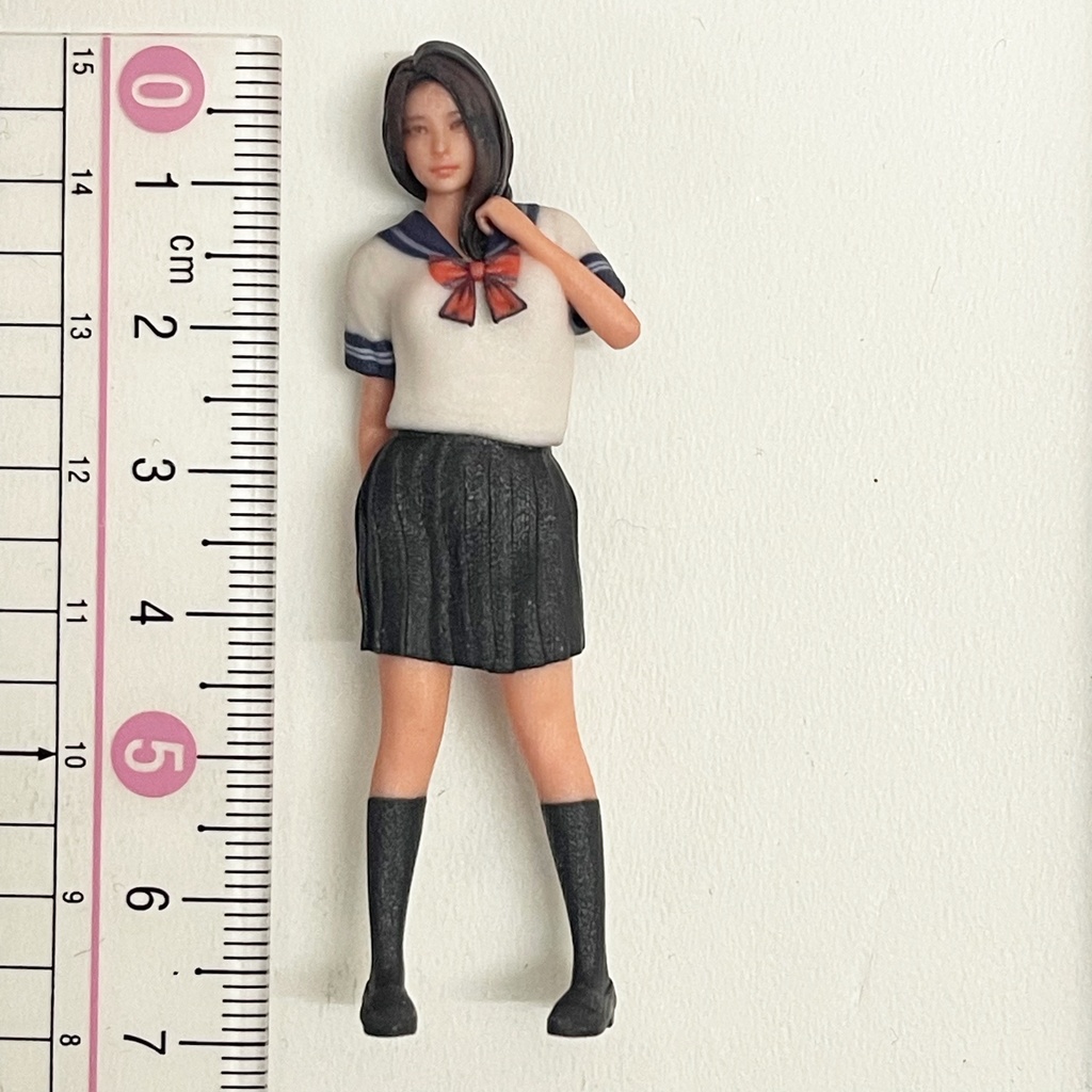 完成品 1/24 JK5T 女子高生 セーラー服 フィギュア リアルフィギュア 塗装済完成品 ミニチュアイメージ