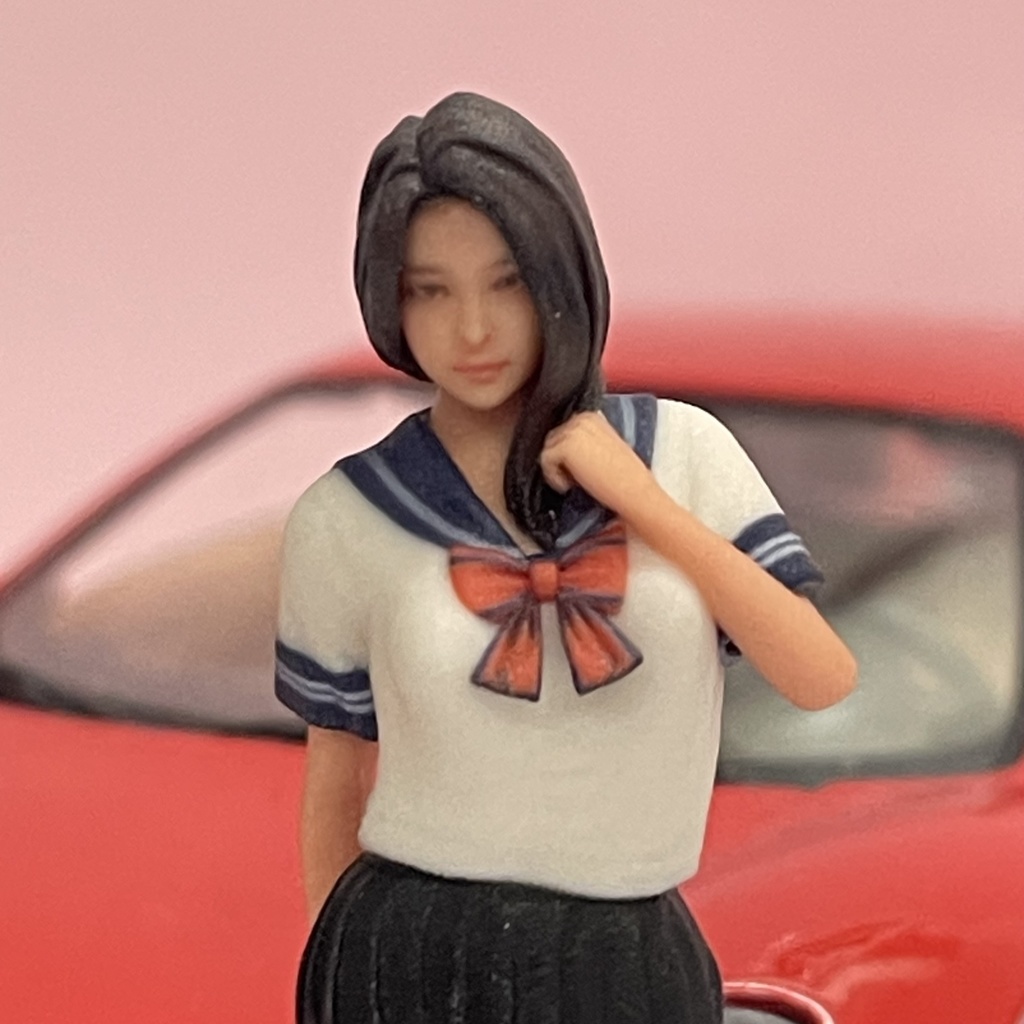 完成品 1/24 JK5T 女子高生 セーラー服 フィギュア リアルフィギュア 塗装済完成品 ミニチュアイメージ