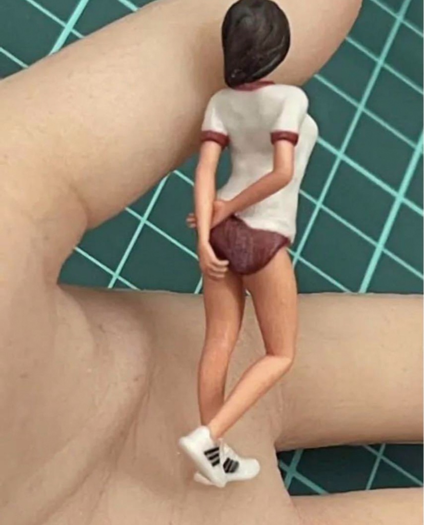 完成品 JK7 フィギュア リアルフィギュア 3Dフィギュア 塗装済完成品 ミニチュアイメージ ミニカーに ジオラマに フルカラー3Dプリンター 3D人物 人物3D 女子高生