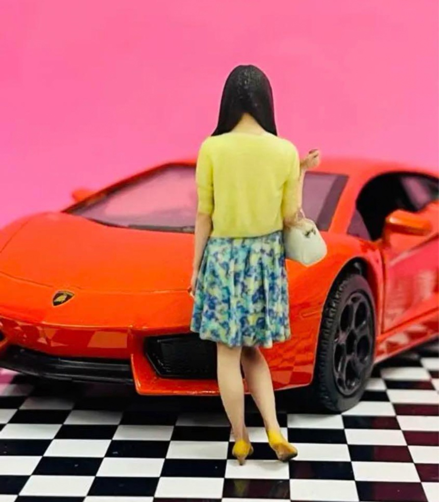 完成品 1/32 79-1 フィギュア リアルフィギュア 3Dフィギュア 塗装済完成品 ミニカーに ジオラマに ミニチュア ミニチュアイメージ フルカラー3Dプリンター 3D人物 人物3D