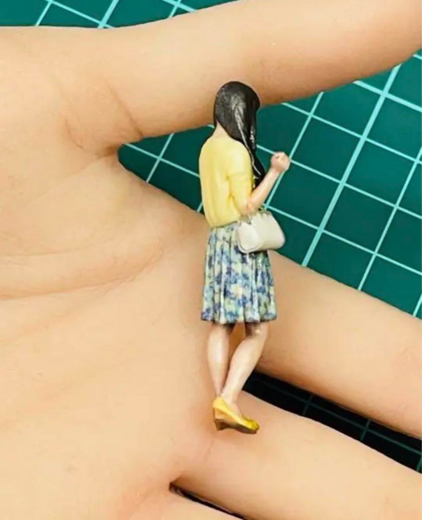 完成品 1/32 79-1 フィギュア リアルフィギュア 3Dフィギュア 塗装済完成品 ミニカーに ジオラマに ミニチュア ミニチュアイメージ フルカラー3Dプリンター 3D人物 人物3D