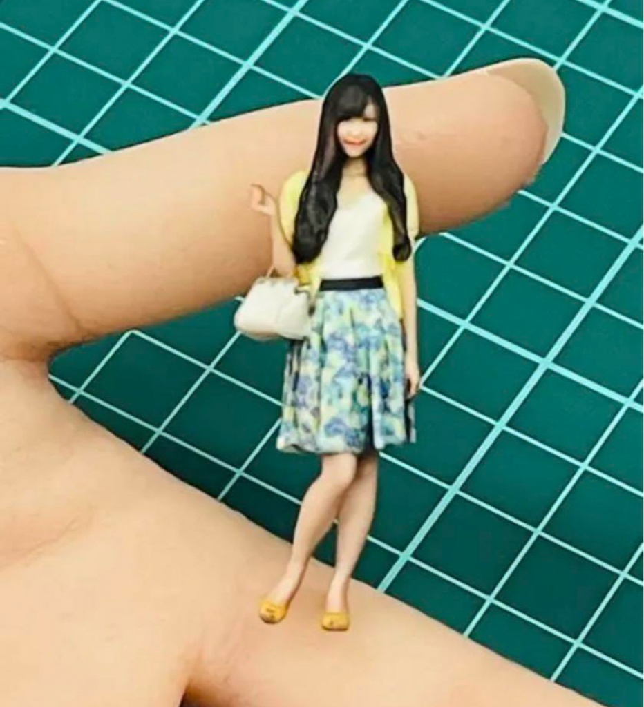 完成品 1/32 79-1 フィギュア リアルフィギュア 3Dフィギュア 塗装済完成品 ミニカーに ジオラマに ミニチュア ミニチュアイメージ フルカラー3Dプリンター 3D人物 人物3D