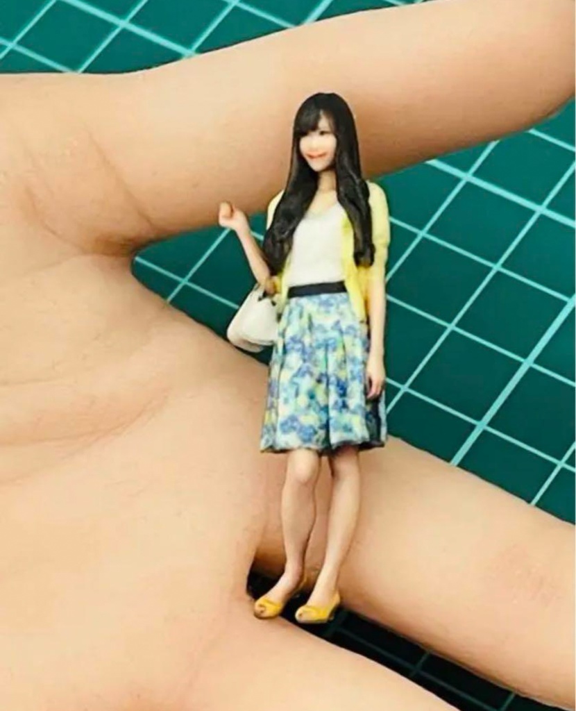 完成品 1/32 79-1 フィギュア リアルフィギュア 3Dフィギュア 塗装済完成品 ミニカーに ジオラマに ミニチュア ミニチュアイメージ フルカラー3Dプリンター 3D人物 人物3D