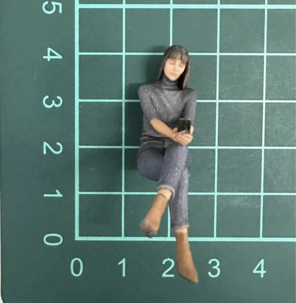 完成品 1/32 1281 ヌミック フィギュア リアルフィギュア 完成品 ミニチュアイメージ フルカラー3Dプリンター ジオラマに