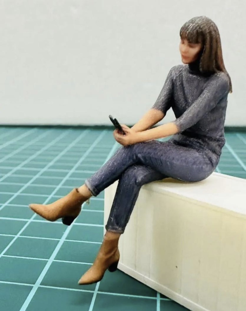 完成品 1/32 1281 ヌミック フィギュア リアルフィギュア 完成品 ミニチュアイメージ フルカラー3Dプリンター ジオラマに