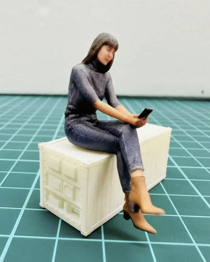 完成品 1/32 1281 ヌミック フィギュア リアルフィギュア 完成品 ミニチュアイメージ フルカラー3Dプリンター ジオラマに