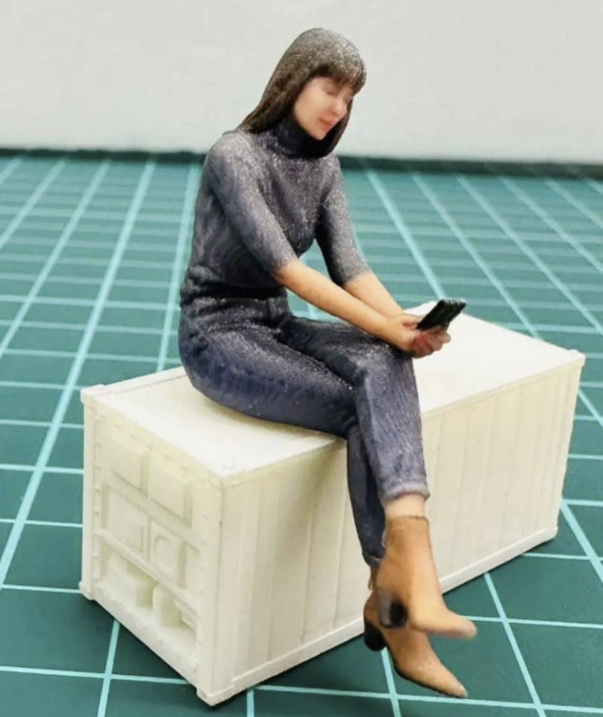 完成品 1/32 1281 ヌミック フィギュア リアルフィギュア 完成品 ミニチュアイメージ フルカラー3Dプリンター ジオラマに