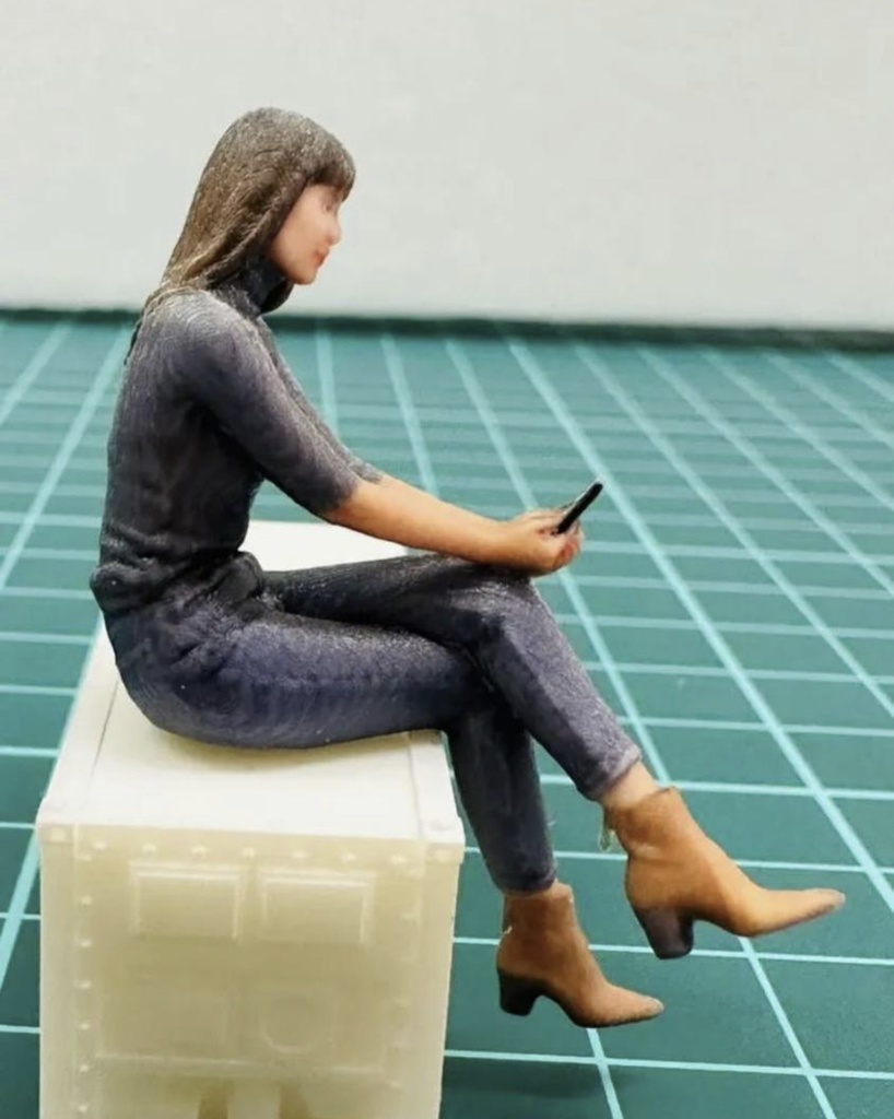 完成品 1/32 1281 ヌミック フィギュア リアルフィギュア 完成品 ミニチュアイメージ フルカラー3Dプリンター ジオラマに