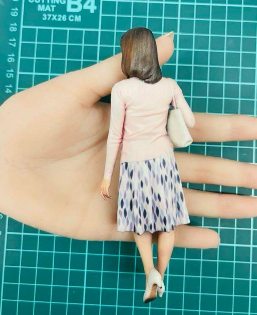 完成品 1/12 19-2 フィギュア リアルフィギュア 塗装済完成品 ミニチュアイメージ 3Dフィギュア フルカラー3Dプリンター 3D人物 人物3D