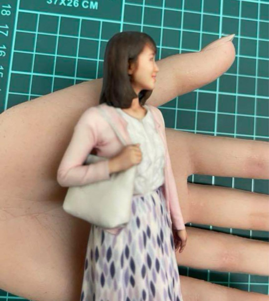 完成品 1/12 19-2 フィギュア リアルフィギュア 塗装済完成品 ミニチュアイメージ 3Dフィギュア フルカラー3Dプリンター 3D人物 人物3D