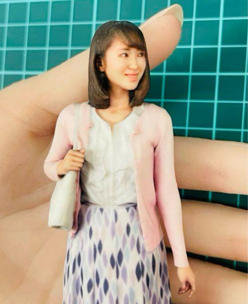 完成品 1/12 19-2 フィギュア リアルフィギュア 塗装済完成品 ミニチュアイメージ 3Dフィギュア フルカラー3Dプリンター 3D人物 人物3D