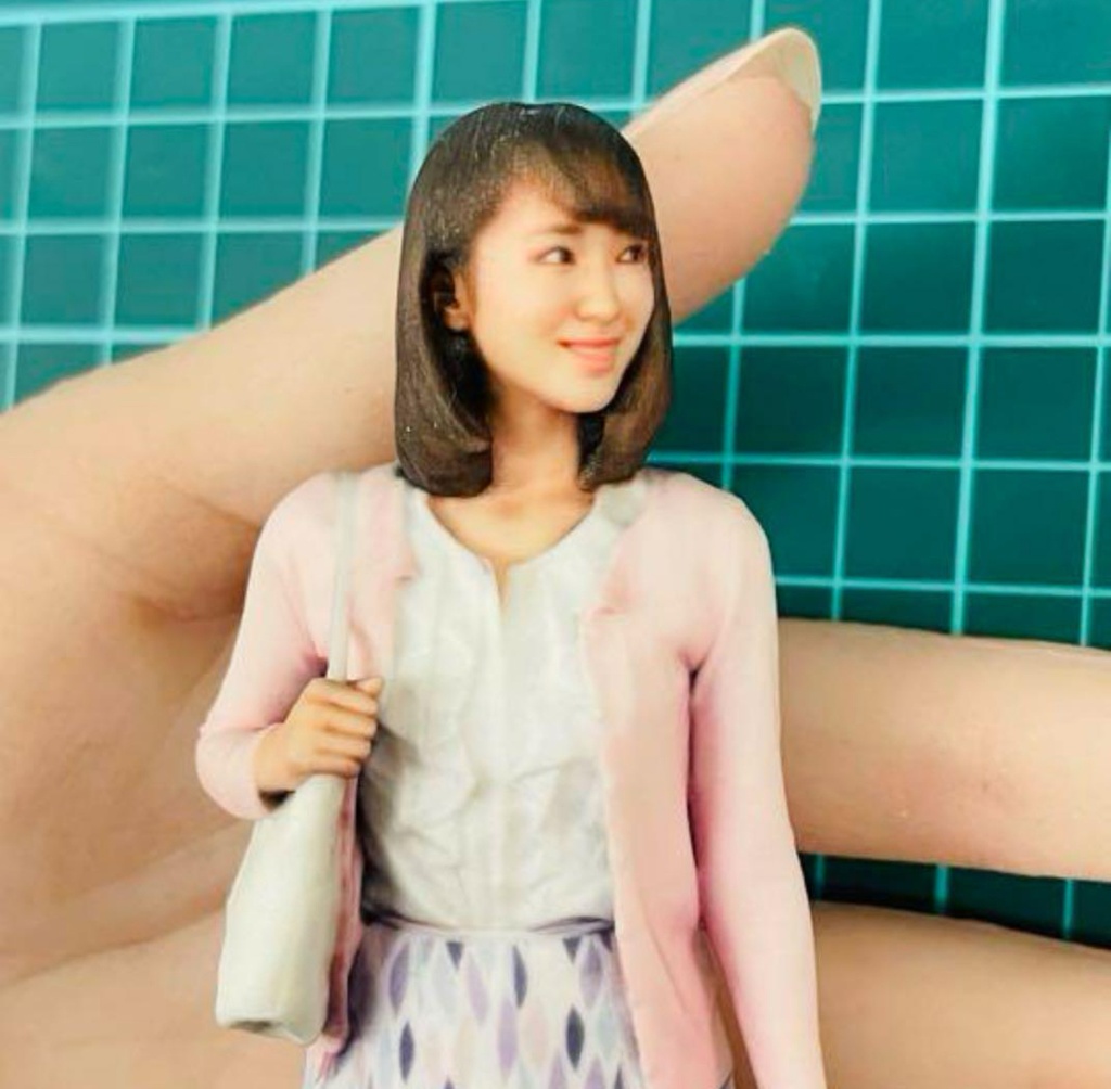 完成品 1/12 19-2 フィギュア リアルフィギュア 塗装済完成品 ミニチュアイメージ 3Dフィギュア フルカラー3Dプリンター 3D人物 人物3D