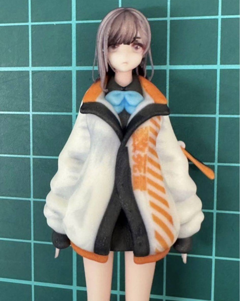 完成品 1/18 女の子 リアルフィギュア フィギュア 3Dフィギュア フルカラー3Dプリンター 塗装済完成品 3D人物 人物3D ミニカーに ジオラマに