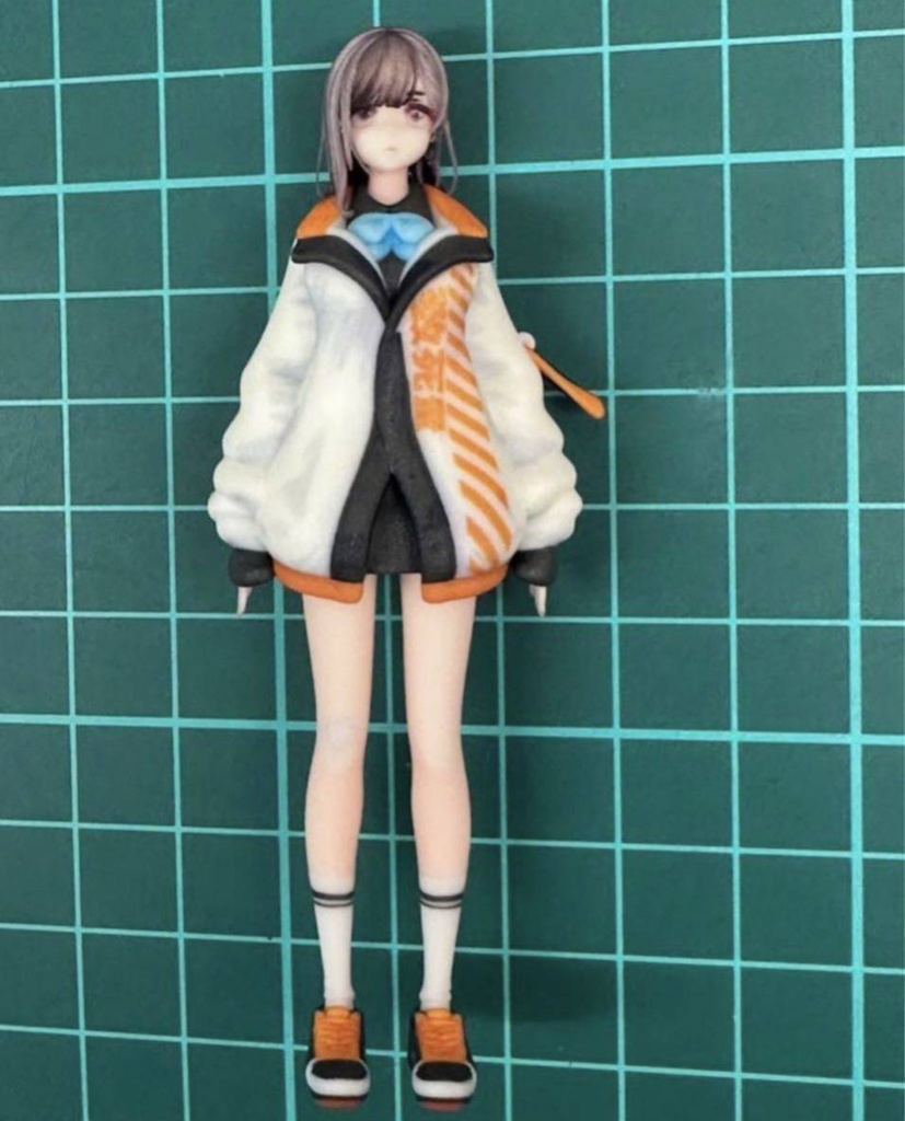 完成品 1/18 女の子 リアルフィギュア フィギュア 3Dフィギュア フルカラー3Dプリンター 塗装済完成品 3D人物 人物3D ミニカーに ジオラマに