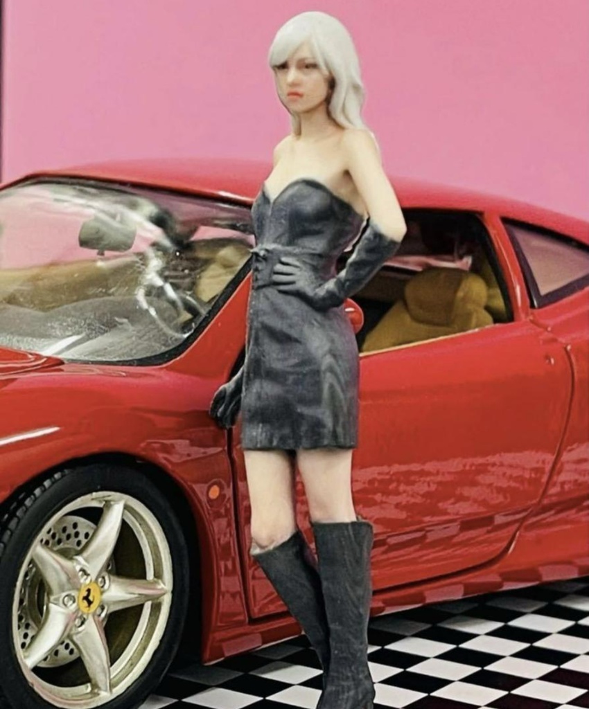 完成品 1/18 9cm R6 フィギュア リアルフィギュア ミニカーに ジオラマに 3Dフィギュア 塗装済完成品 ミニチュアイメージ 3D人物 人物像3D