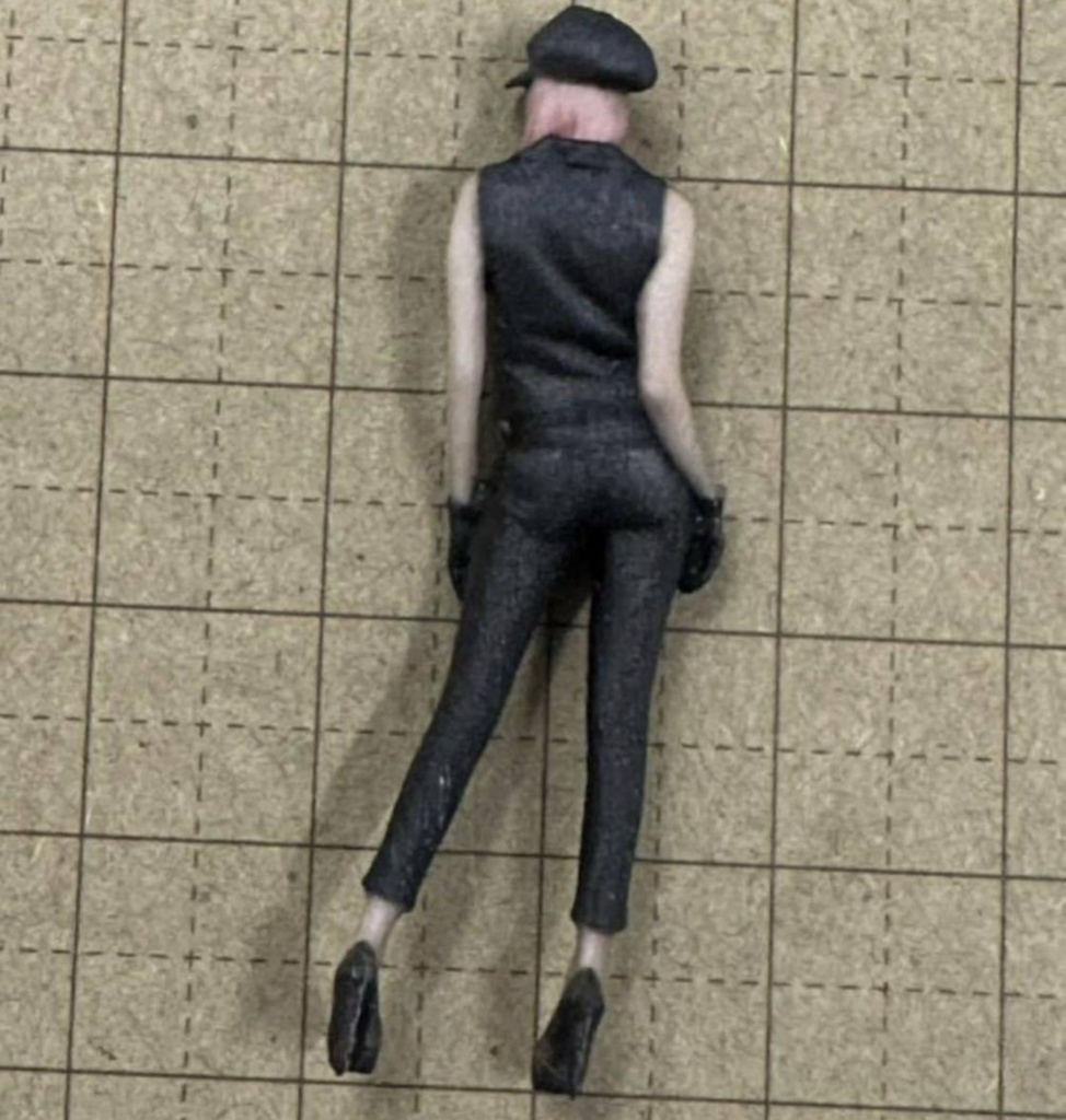 完成品 1/35 R10 リアルフィギュア 3Dフィギュア フィギュア 塗装済完成品 ミニチュアイメージ ミニカーに ジオラマに 3D人物 人物3D フルカラー3Dプリンター