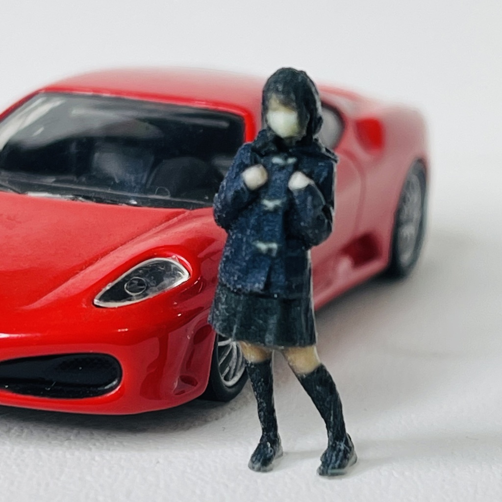 完成品 1/64 JKNM 女子高生 フィギュア リアルフィギュア 塗装済完成品 ミニカーに ジオラマに ミニチュア ミニチュアイメージ 3Dフィギュア フルカラー3Dプリンター 人物3D 3D人物
