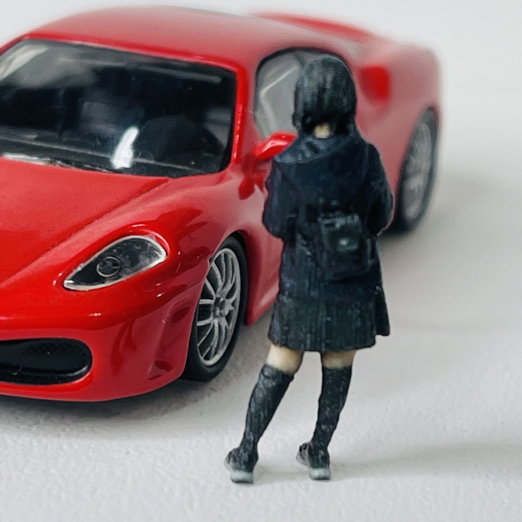 完成品 1/64 JKNM 女子高生 フィギュア リアルフィギュア 塗装済完成品 ミニカーに ジオラマに ミニチュア ミニチュアイメージ 3Dフィギュア フルカラー3Dプリンター 人物3D 3D人物