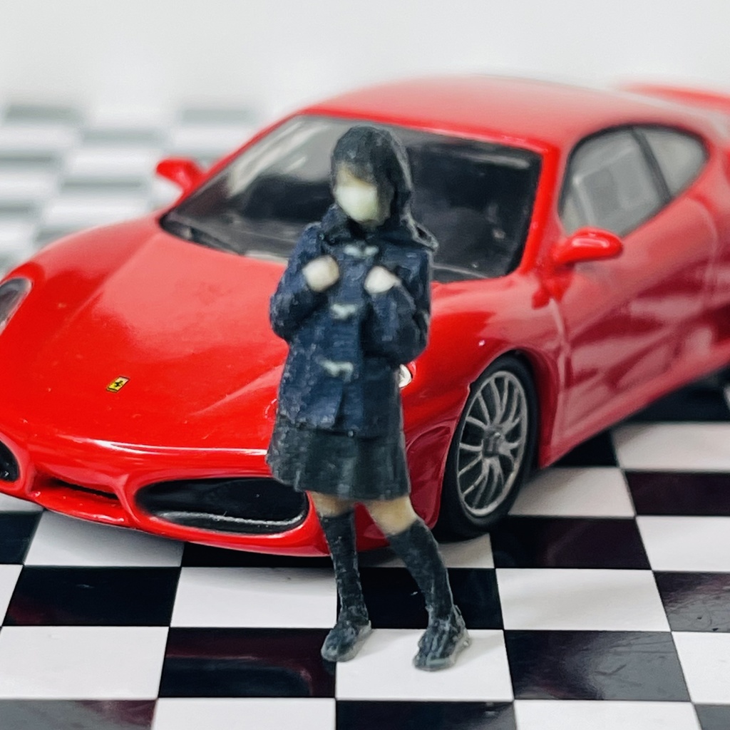 完成品 1/64 JKNM 女子高生 フィギュア リアルフィギュア 塗装済完成品 ミニカーに ジオラマに ミニチュア ミニチュアイメージ 3Dフィギュア フルカラー3Dプリンター 人物3D 3D人物