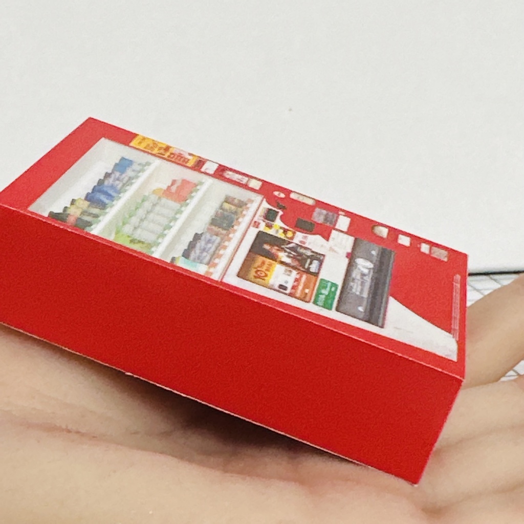 1/24 立体タイプ 自販機 ミニチュア フィギュアに ジオラマに ドールハウスに ミニカーに ミニチュアイメージ