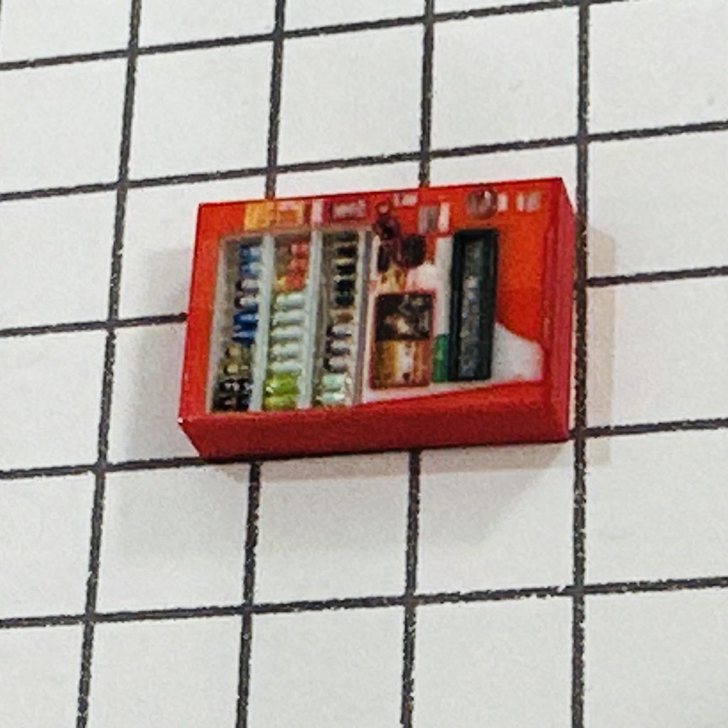 完成品 HOゲージ 1/80 ドリンク立体タイプ 自販機 ミニチュア