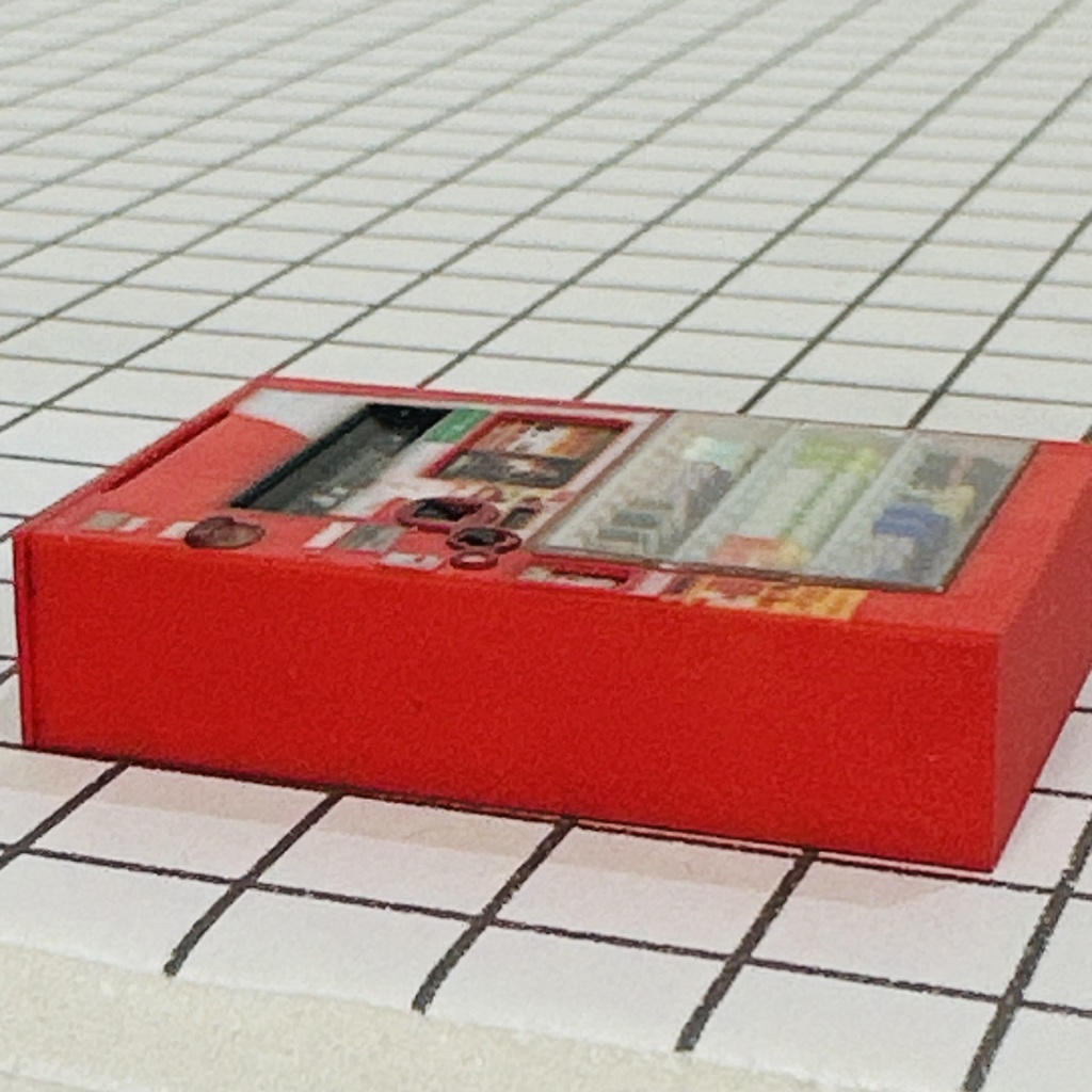 完成品 1/43 ドリンク立体タイプ 自販機 フルカラー3Dプリンター ミニチュア フィギュアに ミニチュアイメージ ミニカーに ジオラマに