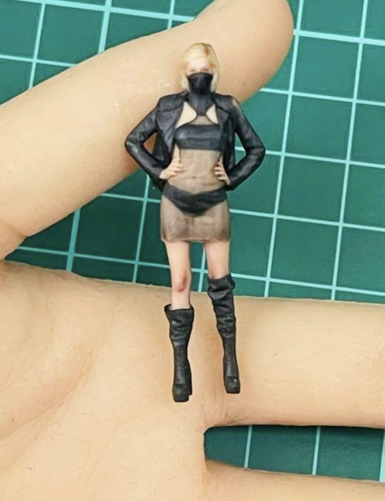 完成品 1/35 R2 フィギュア リアルフィギュア ミニチュアイメージ ジオラマに ミニカーに 戦車に 3Dフィギュア フルカラー3Dプリンター ミニチュア