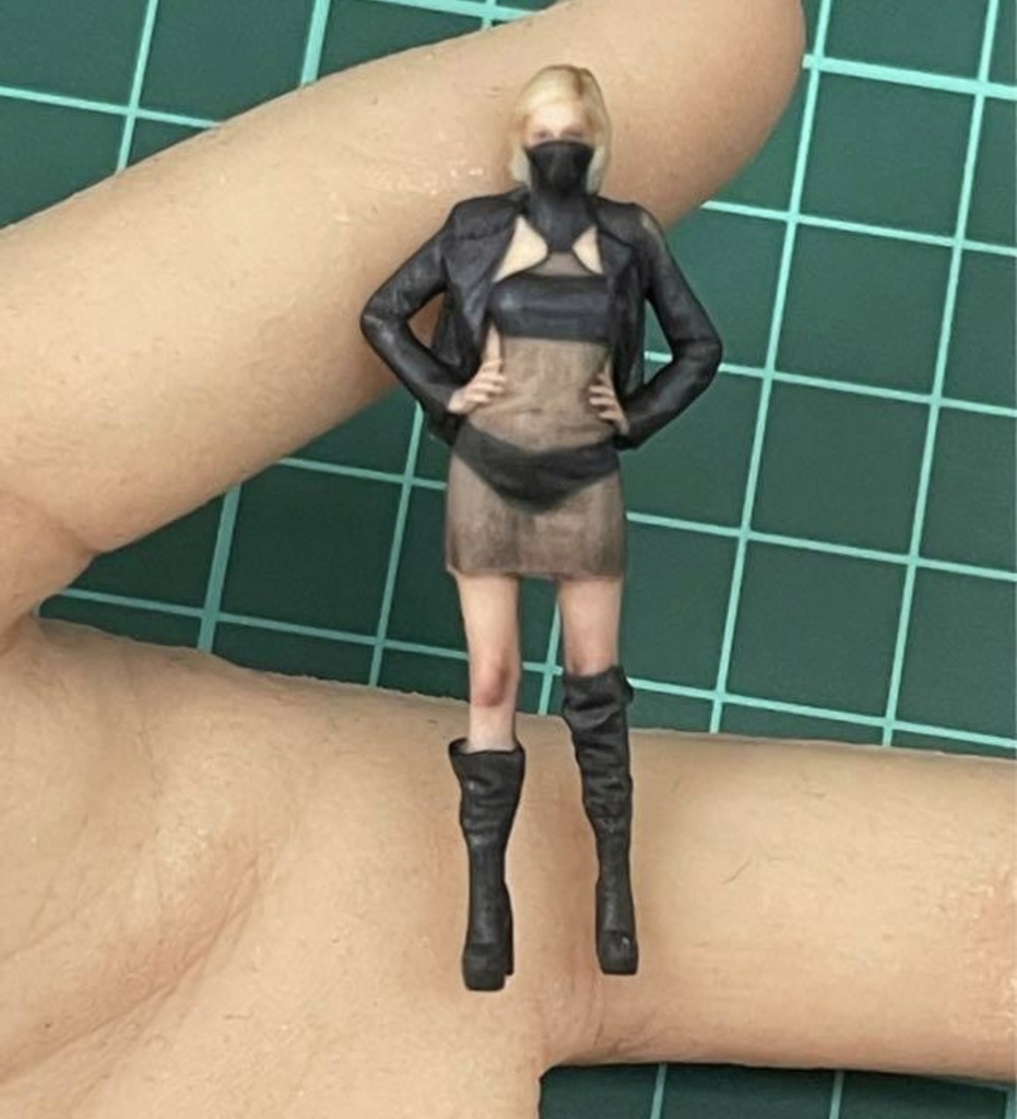 完成品 1/35 R2 フィギュア リアルフィギュア ミニチュアイメージ ジオラマに ミニカーに 戦車に 3Dフィギュア フルカラー3Dプリンター ミニチュア