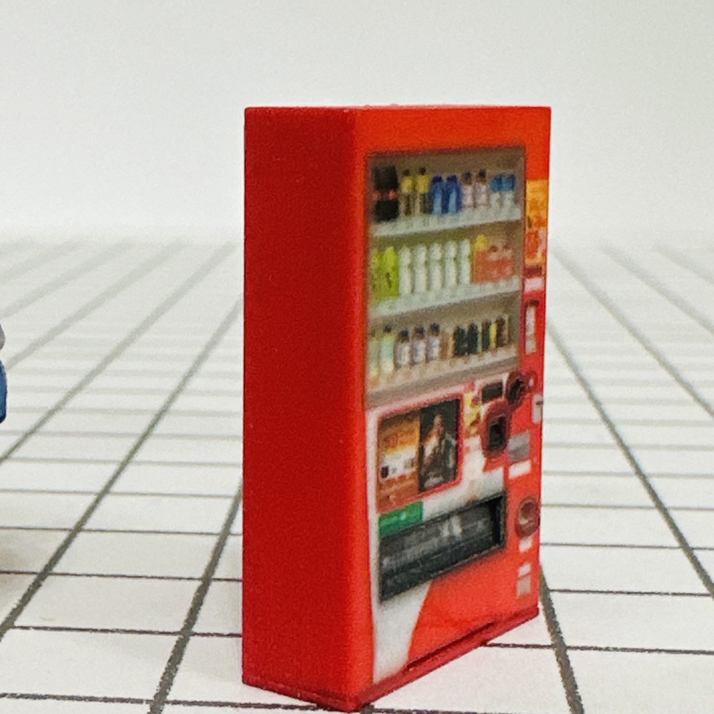 1/64 NEW 飲物立体タイプ 自販機 フルカラー3Dプリンター ミニチュア フィギュアに ミニチュアイメージ ジオラマに ミニカーに リアルフィギュア