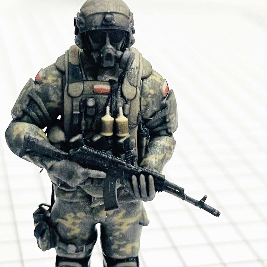 完成品 1/24 兵士 フィギュア リアルフィギュア 戦車に ミニカーに ジオラマに ミニチュアイメージ フルカラー3Dプリンター 3Dフィギュア