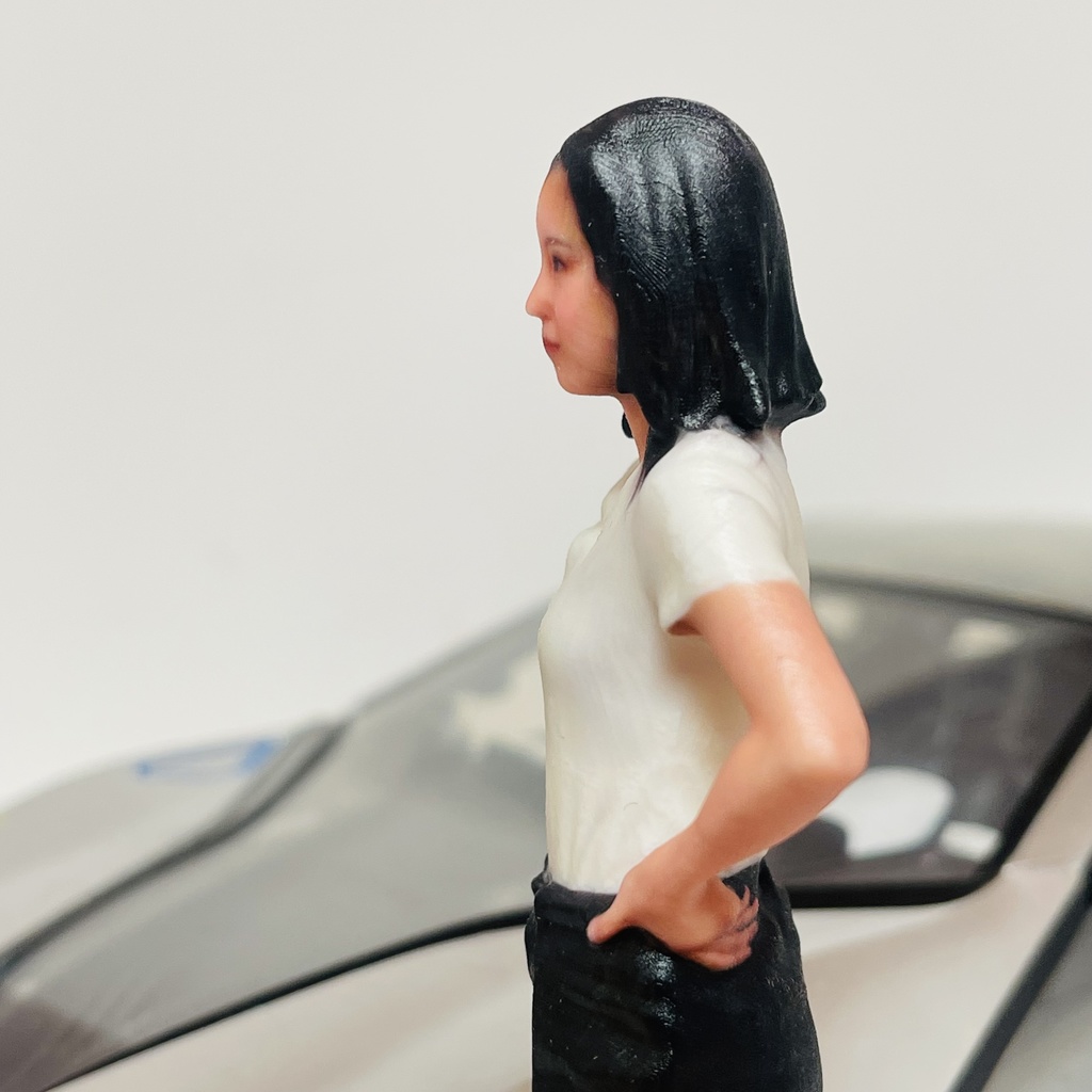 完成品 1/12 TR フィギュア リアルフィギュア 塗装済完成品 ミニチュアイメージ ミニカーに ドールハウスに ジオラマに 3Dフィギュア フルカラー3Dプリンター